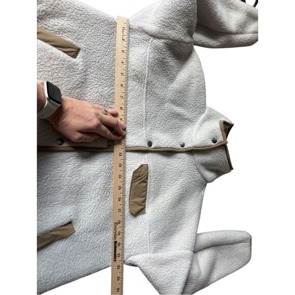 North Face Cragmont Fleece Jacket size M Vintage White Kelp Tan - Picture 6 of 11